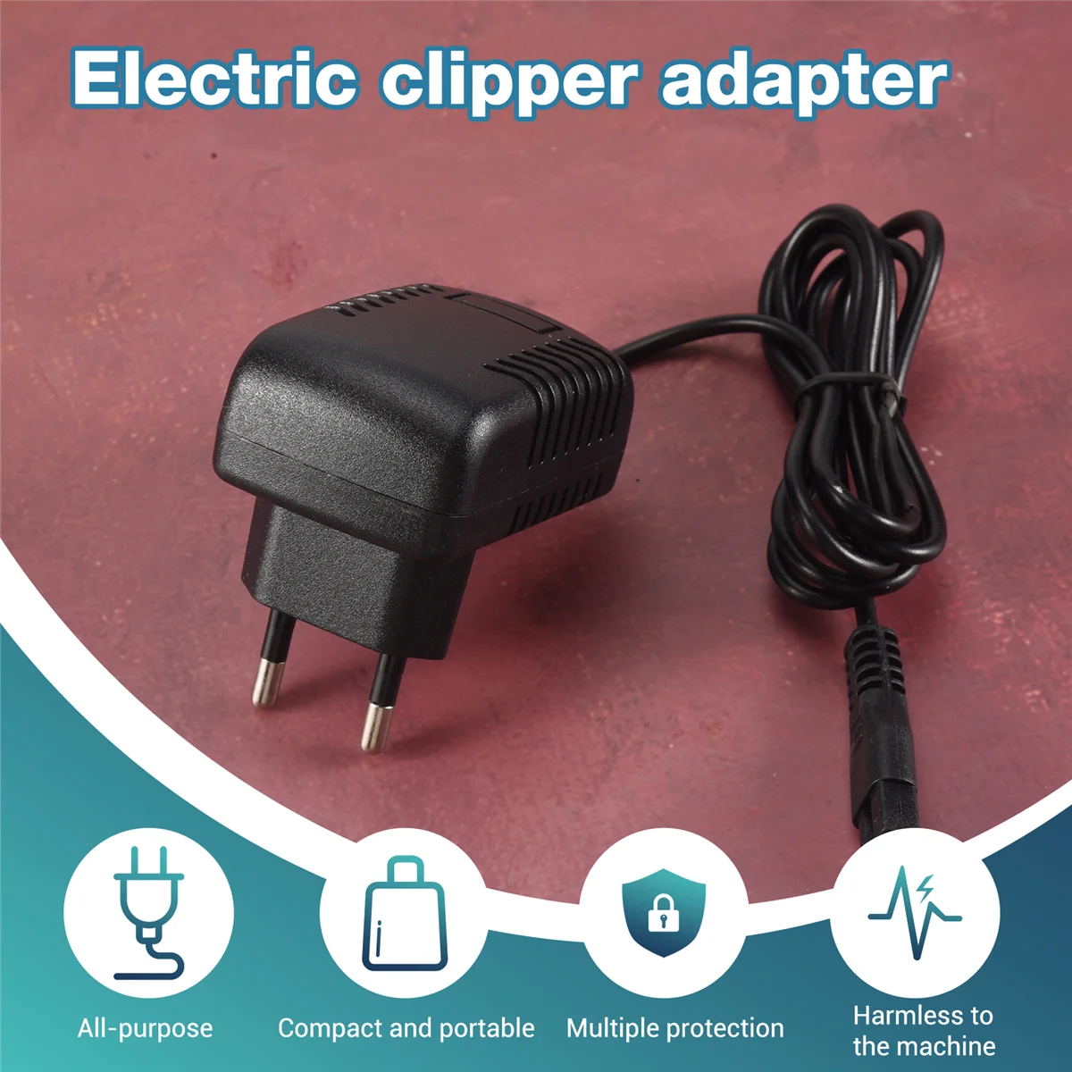 CHCH 2.4V 3.6V Charger EU Plug Power Adapter Electric Shaver Charger for Adults , Children,Pet Clippers