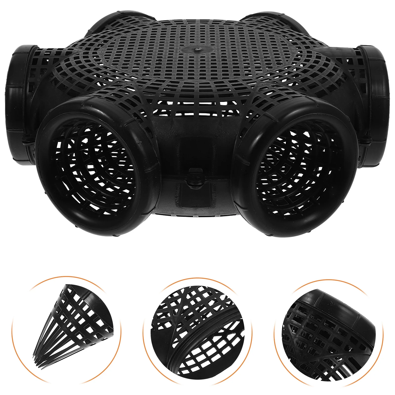 المهنية الصيد الطعم قفص مادة البولي بروبلين تصميم جوفاء عالية الطفو في الهواء الطلق ملحقات صيد سمك الطعم قفص قاذف