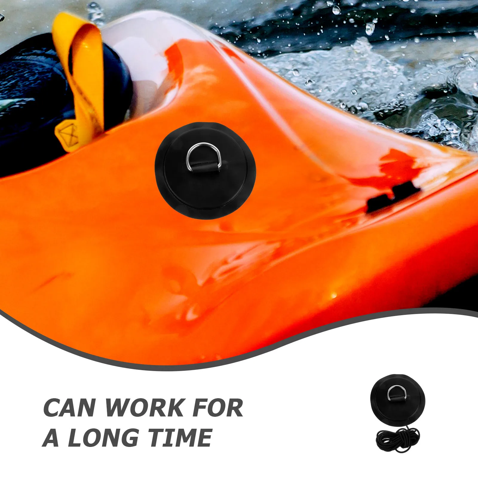 

1Set Kayak D-Ring Pad Inflatable Boat D-Ring Patch Easy Install Rafting Gear Attachment Kit Long Lasting Safe