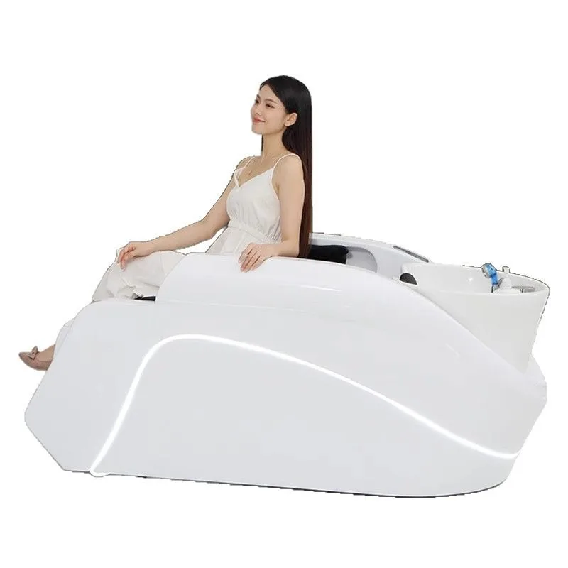 

Barber Shop Electric Massage Shampoo Bed Automatic Intelligent Multifunctional Barber Shop Massage Flush Bed