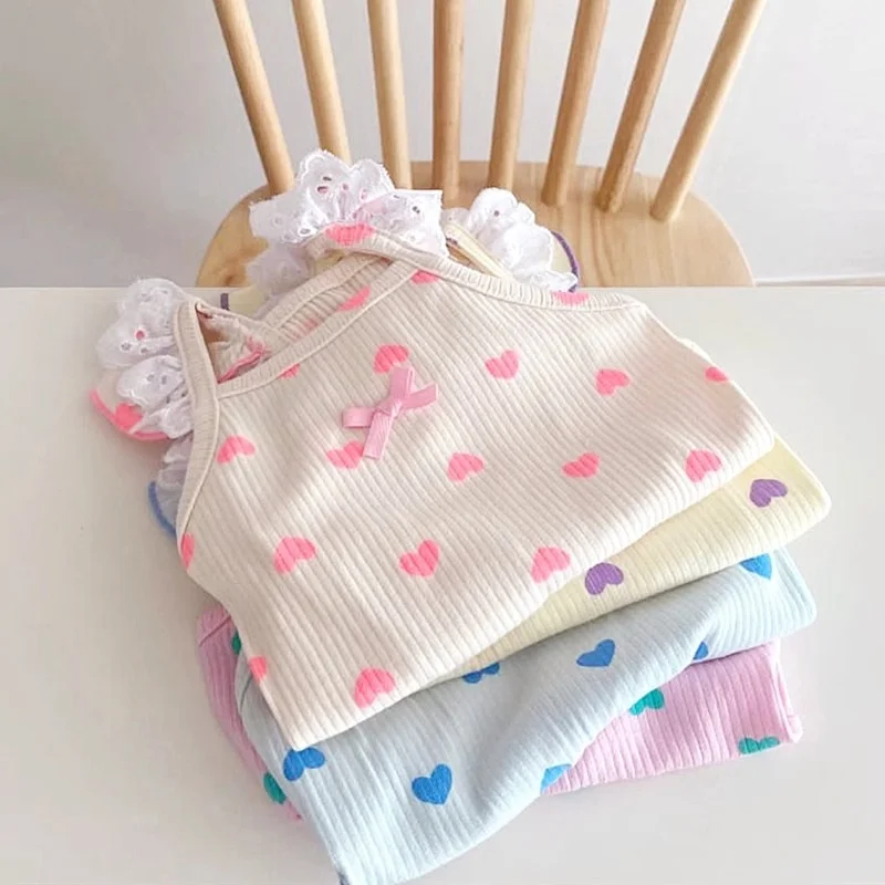 Summer Dog Clothes Cute Bow Dog Vest Breathable Cool Puppy Pullover Fashion Cat Suspender Vest Chihuahua Dog Clothes Pet Shirt