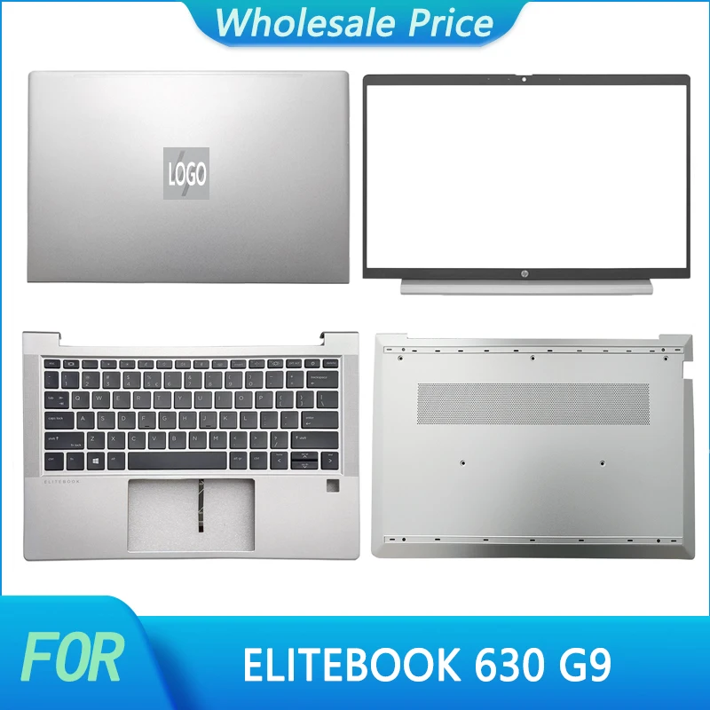 

New EliteBook 630 G9 A B C D Cover Shell Palmrest with Keyboard OEM Replacement Parts for Repair, Full Housing Set Bezel Bottom