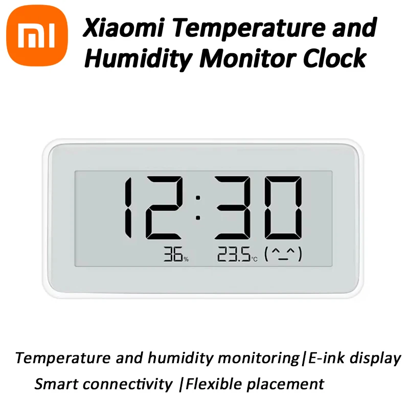 

Xiaomi Монитор температуры и влажности Часы BT4.0 Беспроводной Крытый Открытый Гигрометр Термометр Измерение Влажности тоже