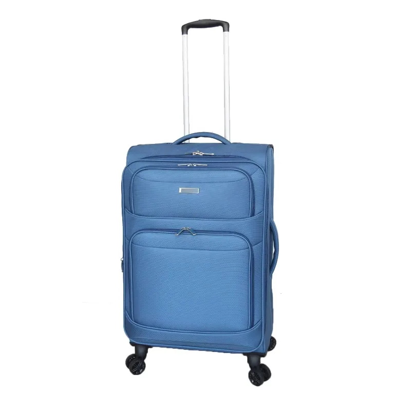 Polyester Spinner Wheels Side Eva Luggage Set Wholesaler Customized  Expandable