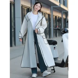 Women's men's raincoat windproof single raincoat impermeable environmental protection travel