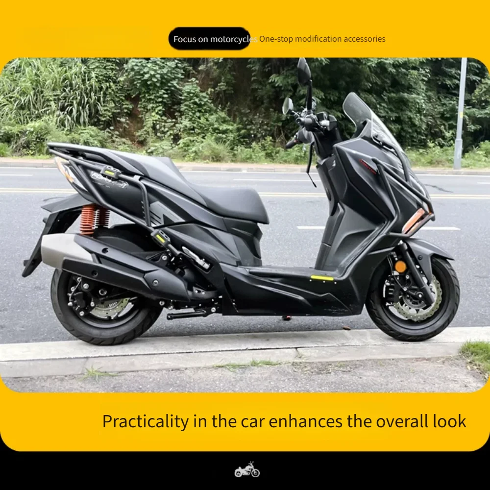For QJMOTOR Hong250 Anniversary Edition Scooter Lockable Anti-collision Rear Luggage Trunk Mod Accessories