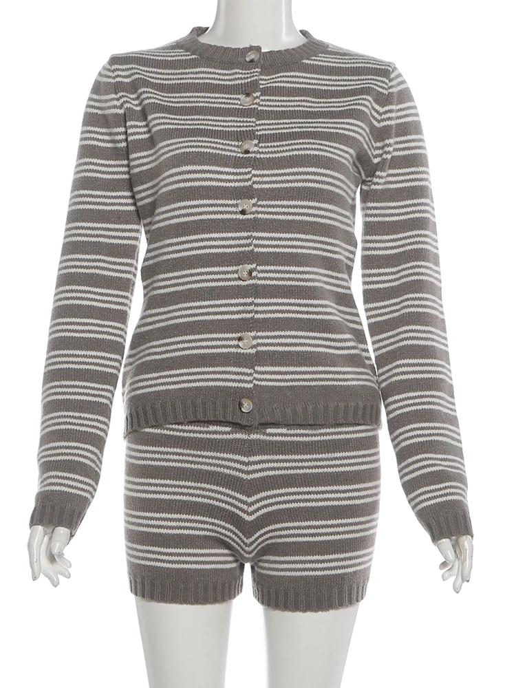 Sisterlinda بسيط الأساسية محبوك 2 قطعة مجموعة المرأة رياضية زر سترة + السراويل مطابقة الكلاسيكية تمتد شريط الدعاوى غير رسمية