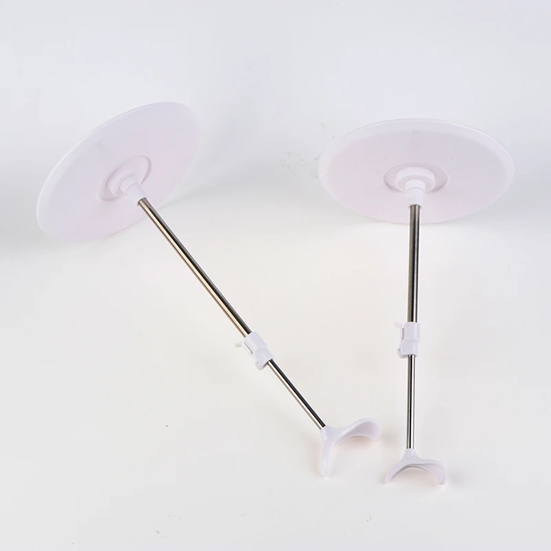 Adjustable Stainless Steel Doll Display Stand, Universal 36/42/48/60cm Support Holder
