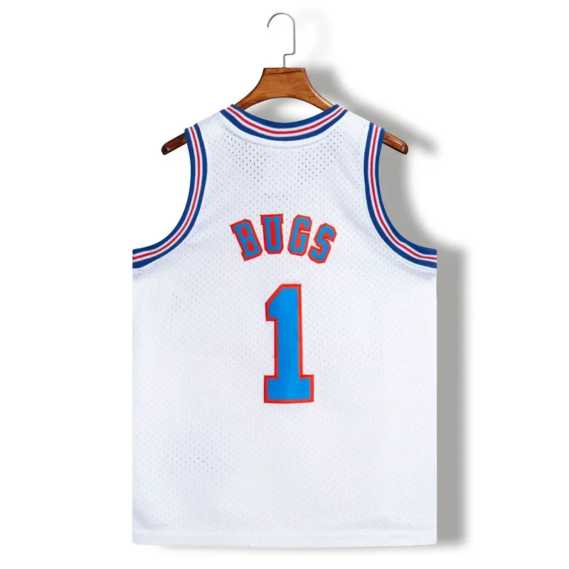 Space Jam Kids LOLA 10 TWEETY 1/3 TAZ Movie Tune Squad Child Basketball Jersey Sports Baby Shirt