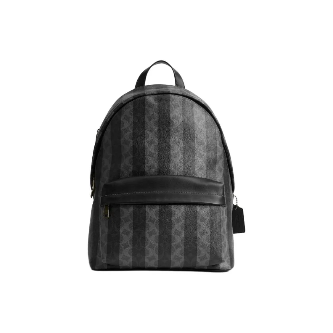 COACH Taylor Artificial Leather With Textile Backpack Large Men's Black & Gray CDX88-QBYTS