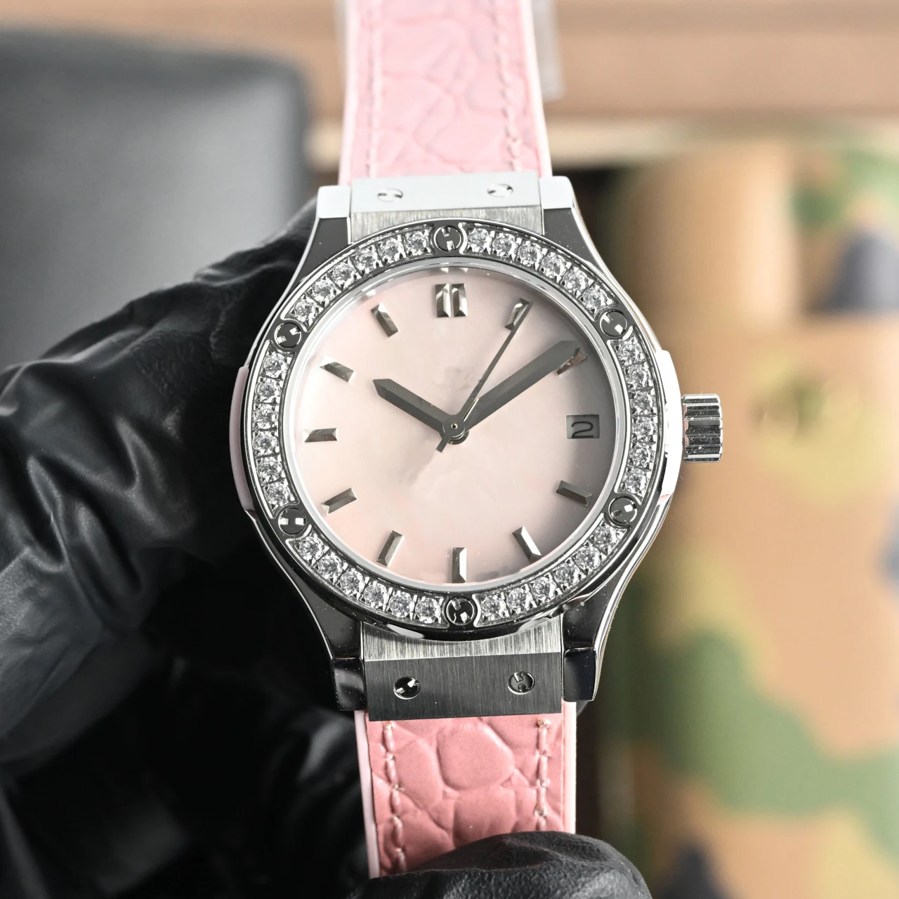 

Luxury Brand Automatic Watch Designer Elegant High Quality Waterproof Wristwatch Women Automatic Watches 2026