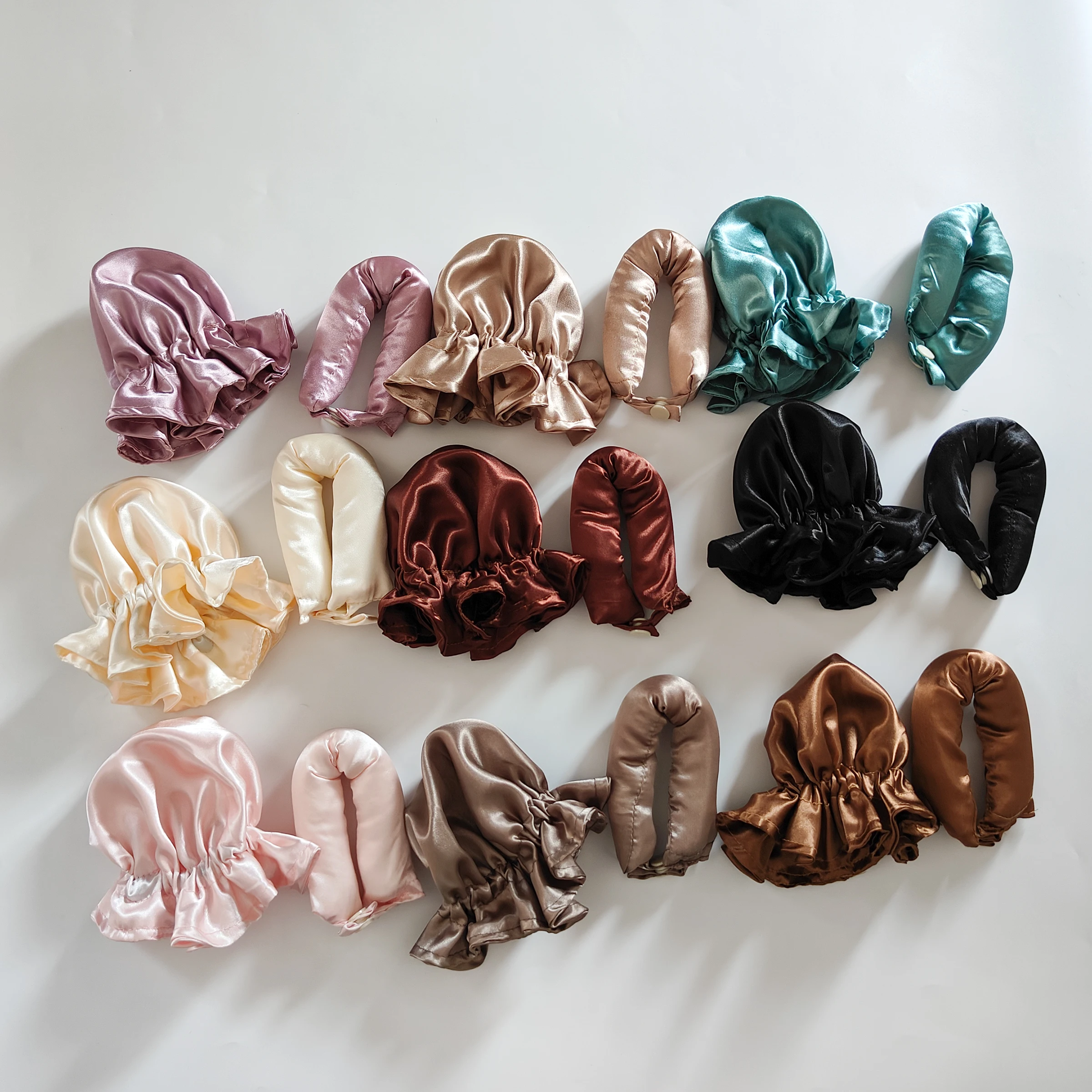 

New Style No Hot Curling Iron BUN BONS Curling Iron Set Lazy Person Curling Magic Tool Big Waves Curling Iron