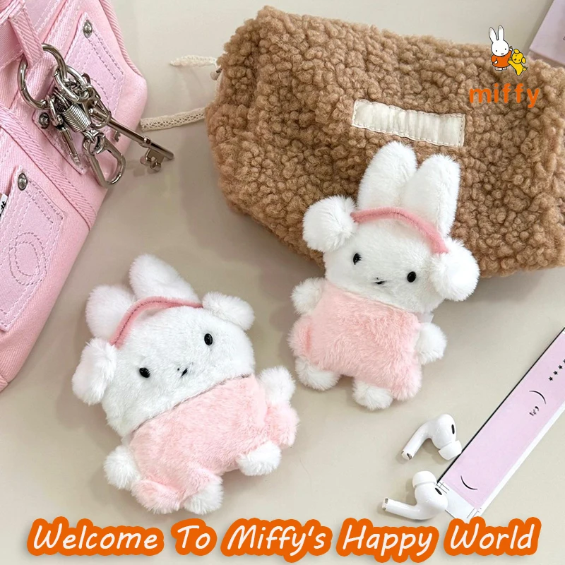 

Kawaii Miffy Earphone Shell Suitable for Airpods 4 3 2 Pro Cartoon Plush Stereoscopic Rabbit Anti Drop Earphone Case Girls Gifts
