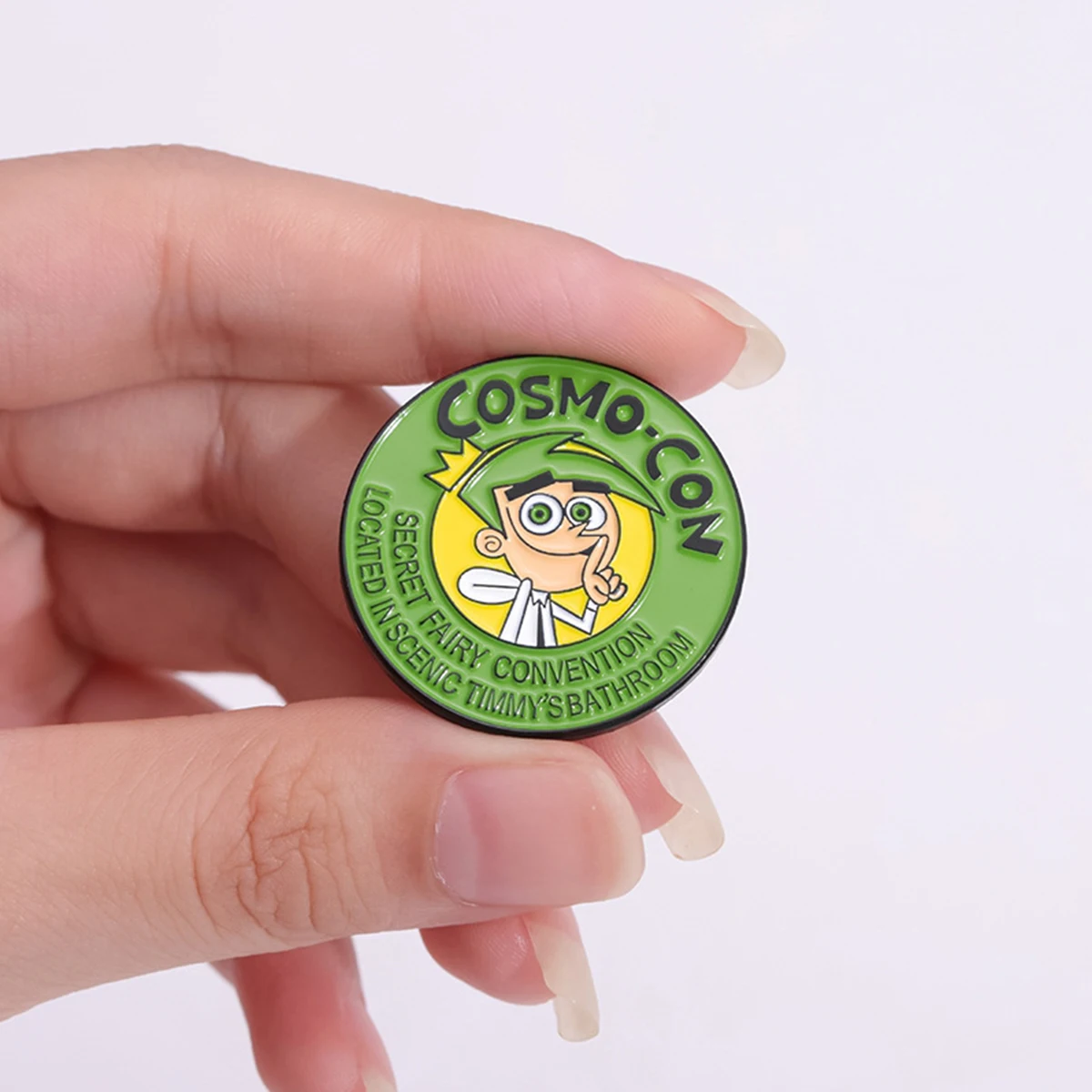 Cartoon Animation Cosmo Enamel Brooch Cute Funny Backpack Lapel Metal Badge Cosplay Clothing Jewelry Accessories Gift For Friend