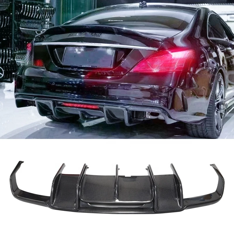 

Carbon Fiber Rear Diffuser for CLS W218 2012-2014 Rear Bumper Car Accessories