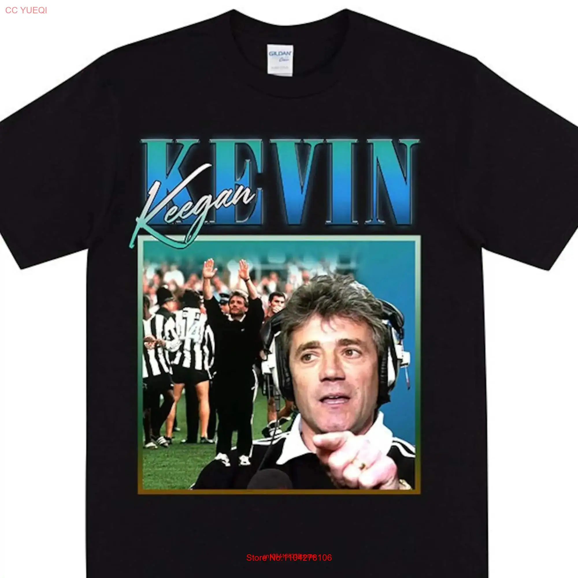 KEVIN KEEGAN Homage T shirt For Newcastle Supporters Vintage 90s Fans Quotes long or short sleeves