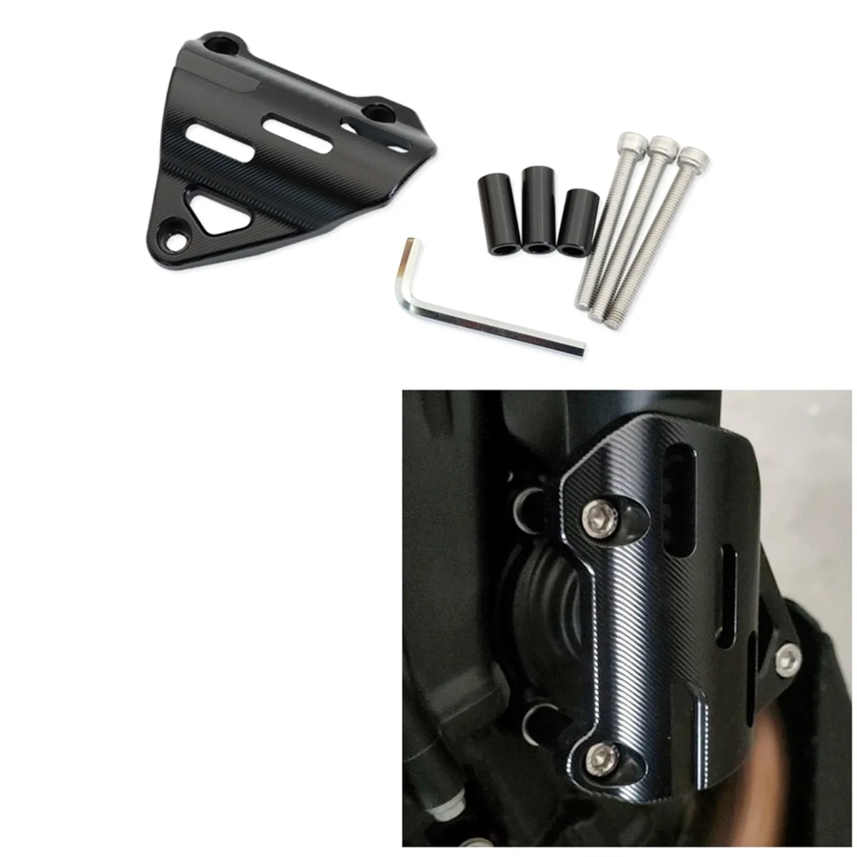 

Motorcycle Water Pump Cover Guard Protector for CFMOTO 800NK KTM 790/890 Duke Accessories Black