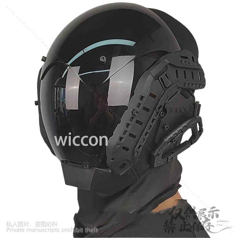 أقنعة أنيمي الشرير تأثيري مخصصة الأزياء الميكانيكية الخيال العلمي والعتاد لعب الأدوار هالوين عيد الميلاد حزب مهرجان الموسيقى الملحقات