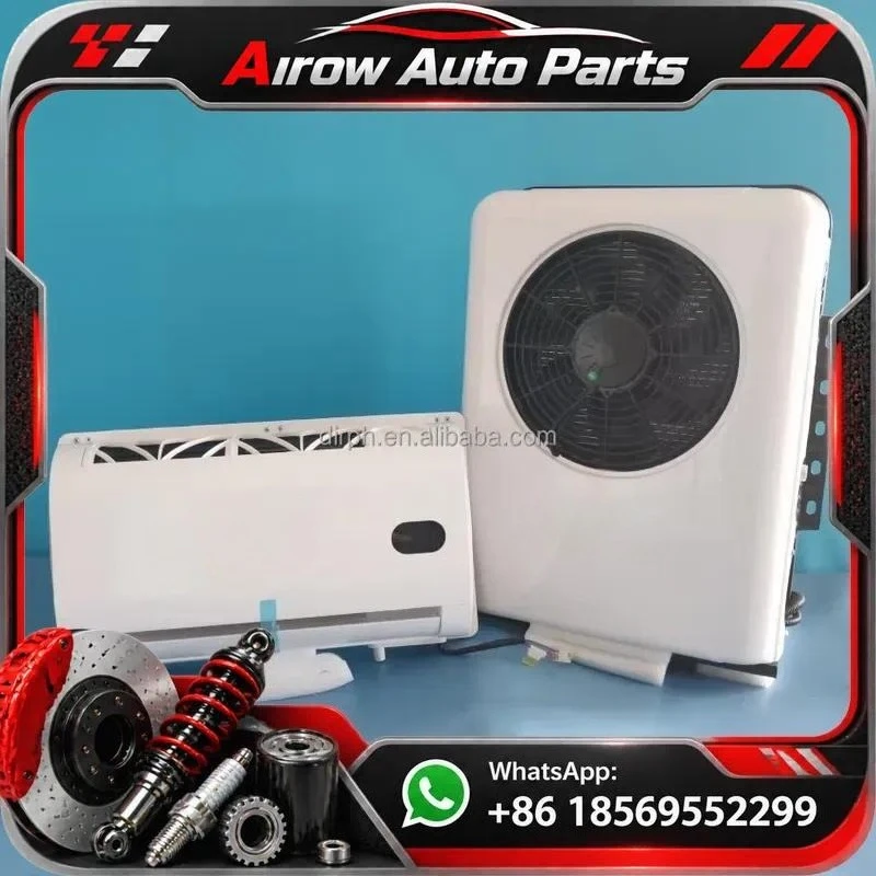 12V 24V DC Air Conditioner For RV Truck Scroll Compressor 7500 9500 BTU Cooling Portable AC Unit