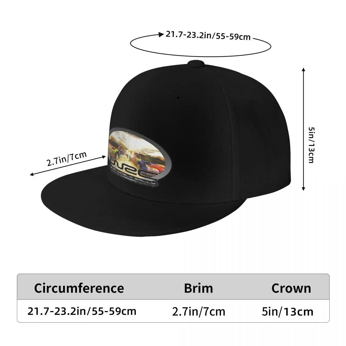 Casquette de baseball avec logo WRC pour homme, casquettes de sport, chapeau de balle, 3699