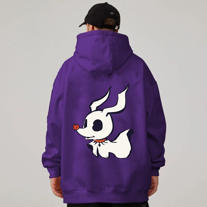 Disney Jack Skellington The Nightmare Before Christmas Couple Printed Hoodie Zero Leisure Sports Street Student Hoodie