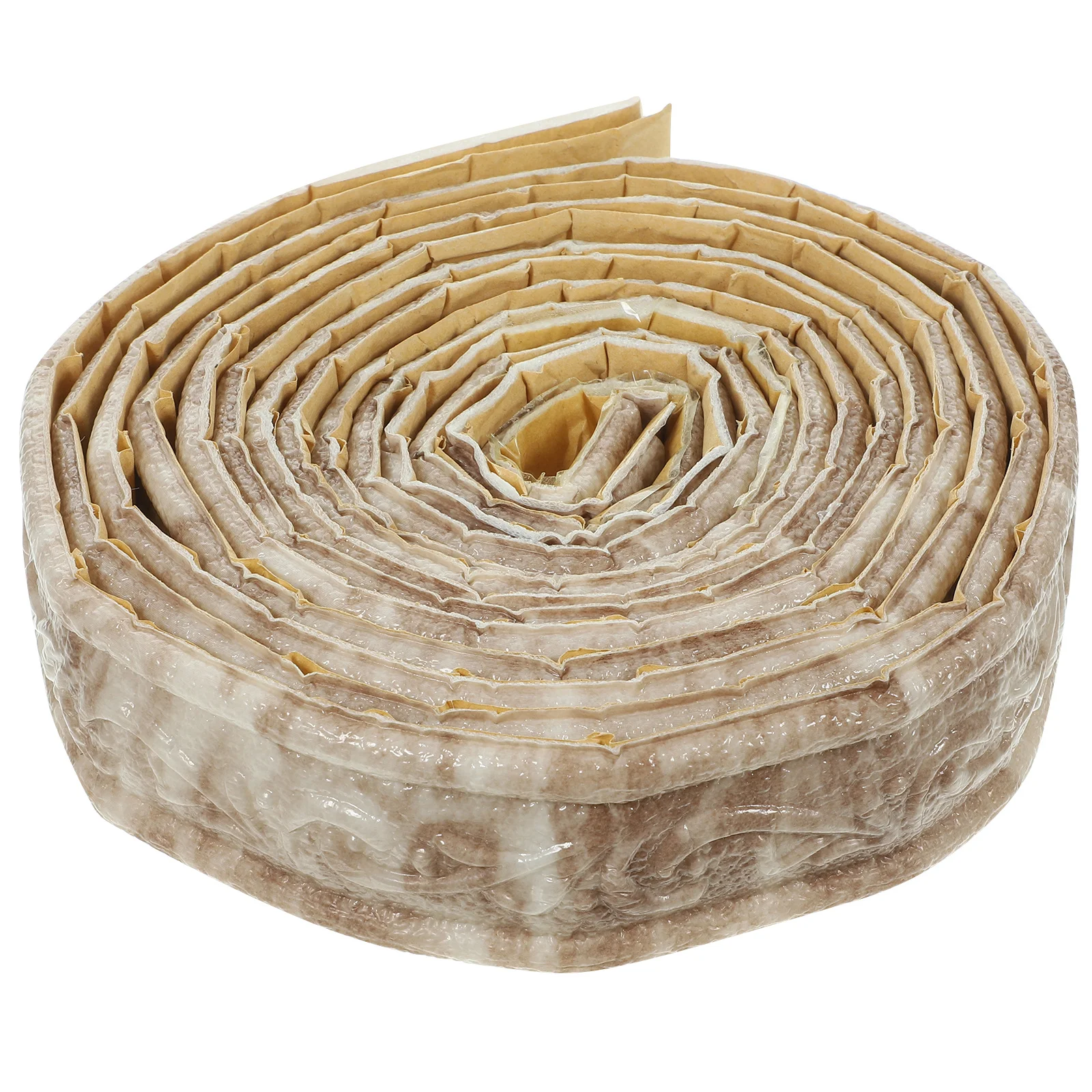 2 لفات من حواف الخصر لتزيين زوايا الحائط، عصا تقشير ذاتية اللصق، حماية مرنة لسقف حافة الحائط #2