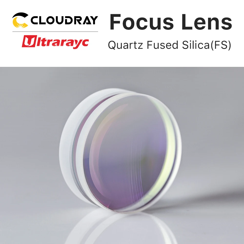 Ultrarayc Collimating Focusing Lens D37 F100 F200mm  Quartz Fused Silica Lens For Raytools BM06K Fiber Laser head