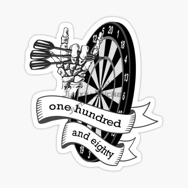 

Darts Playing Creative PVC Waterproof Sticker for Decorate Car Bicycle Room Decal Accessories
