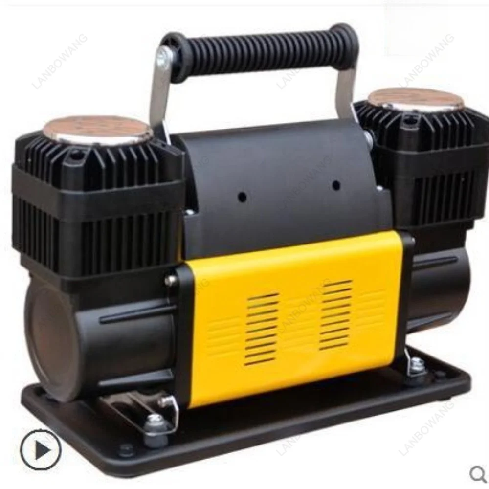 12V Dual Cylinder Car Air Inflator 580W High Power Portable Pump For Off-Road Vehicle Yacht Sand