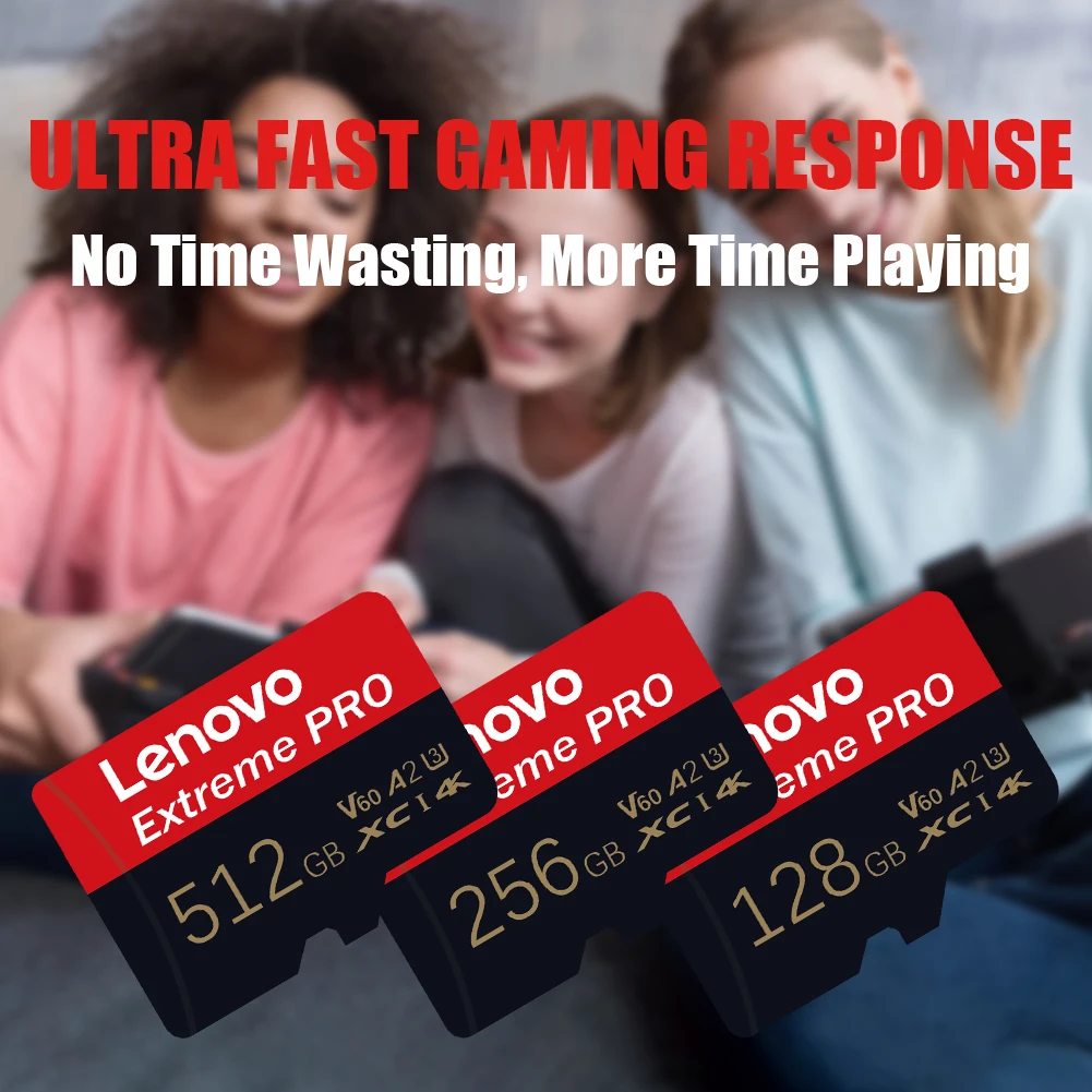 Scheda di memoria Micro SD originale Lenovo A2 Class10 2TB 1TB 512GB 256GB 128GB Micro SD TF Flash Card MicroSD per fotocamera del telefono