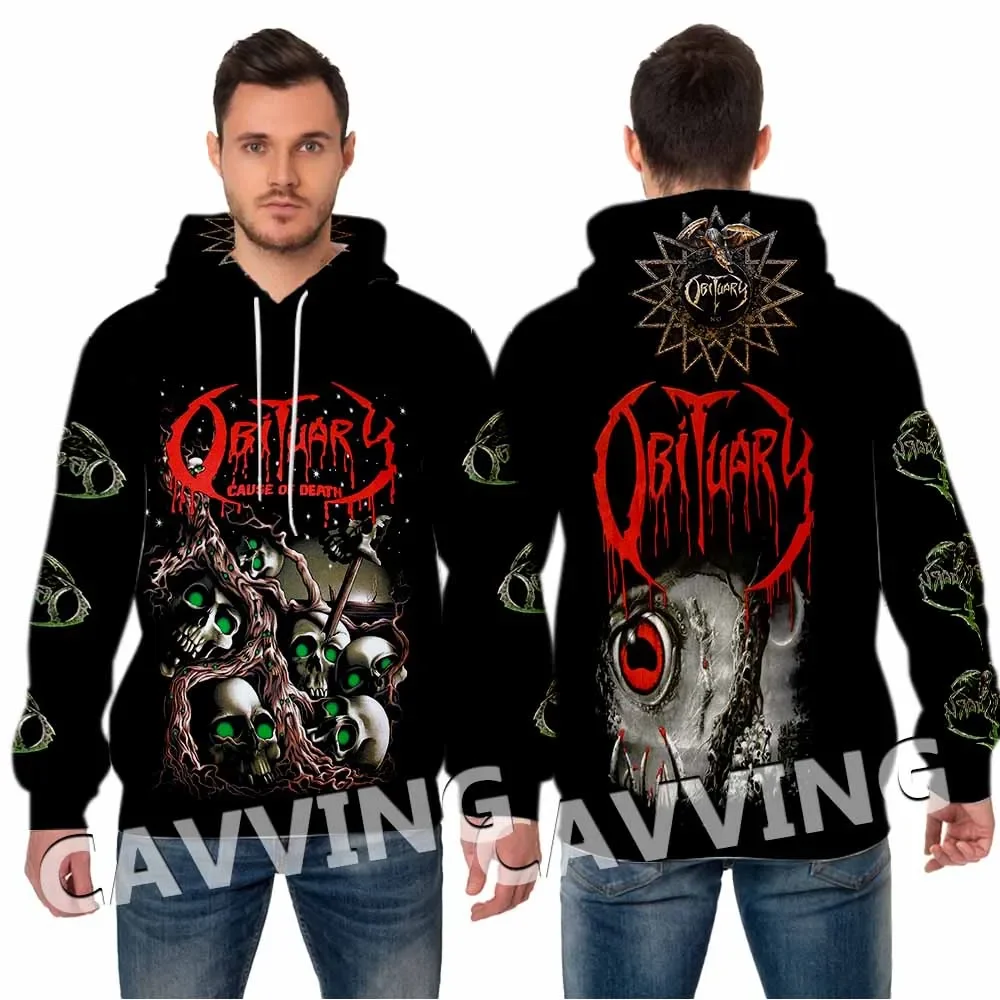 

Obituary Band 3D Printed Fashion Hoodies Hooded Sweatshirts Harajuku Hoodies Sweatshirts Tops Clothing for Women/men