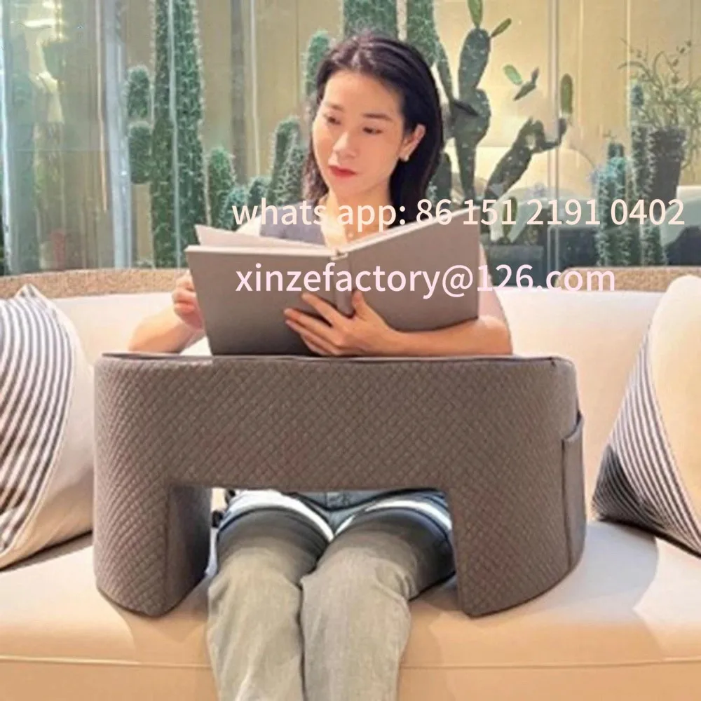 

Customizable Bed Rest Pillow High Density Sponge Arm Rest Pillow Comfortable Book Reading Pillow Extra Large with Storage Bag