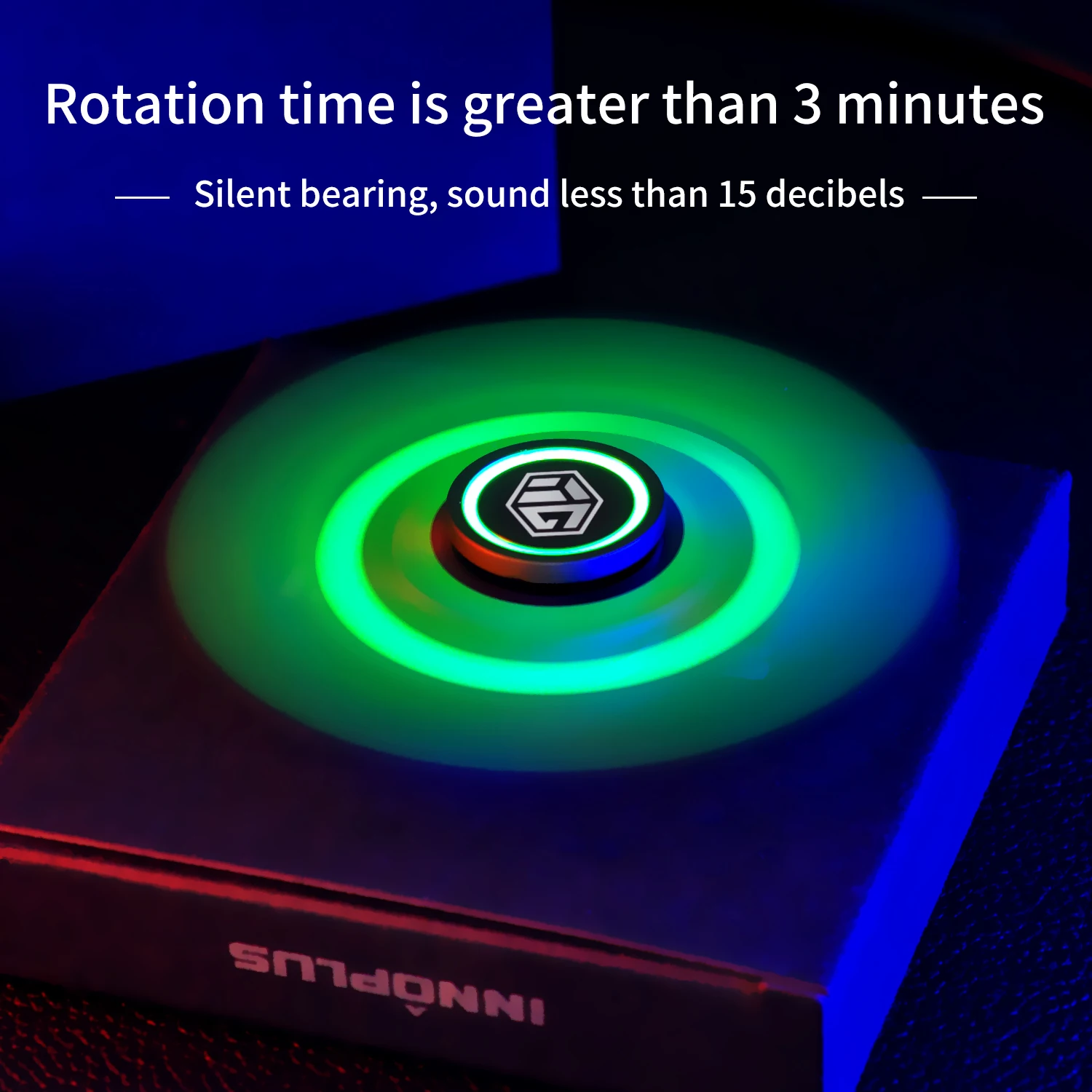 Fidget Spinner en alliage métallique pour garçon, technologie noire intelligente, gyroscope Shoous, institut souligné à la main, jouet pour garçon, nouvelle technologie