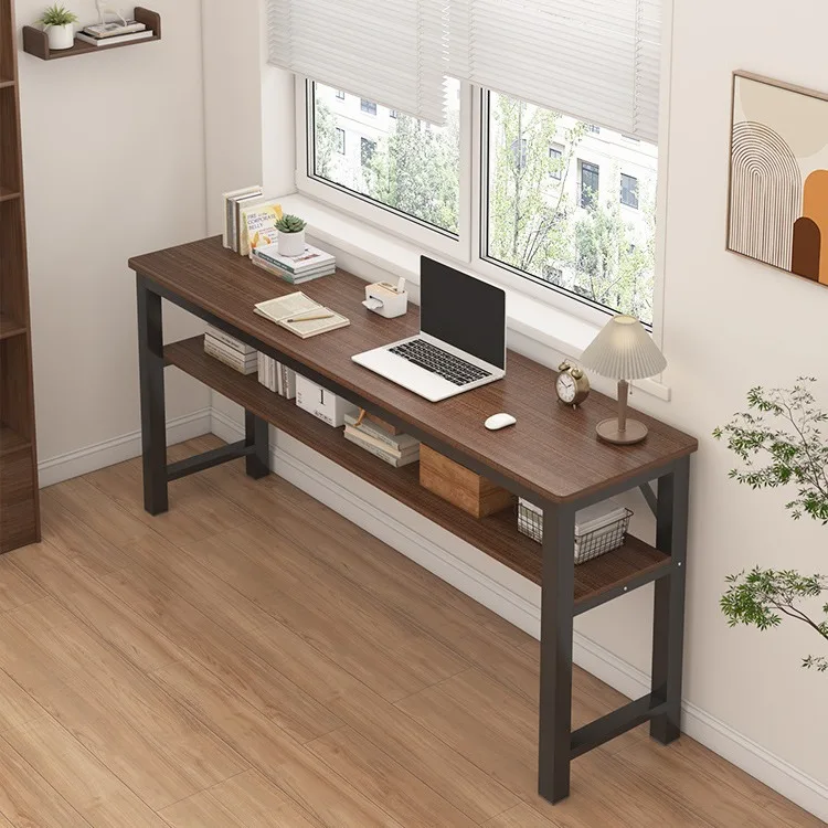 Computer Table Narrow Desk Home Girls Bedroom Long Table Simple Rental House Wall Desktop Workbench