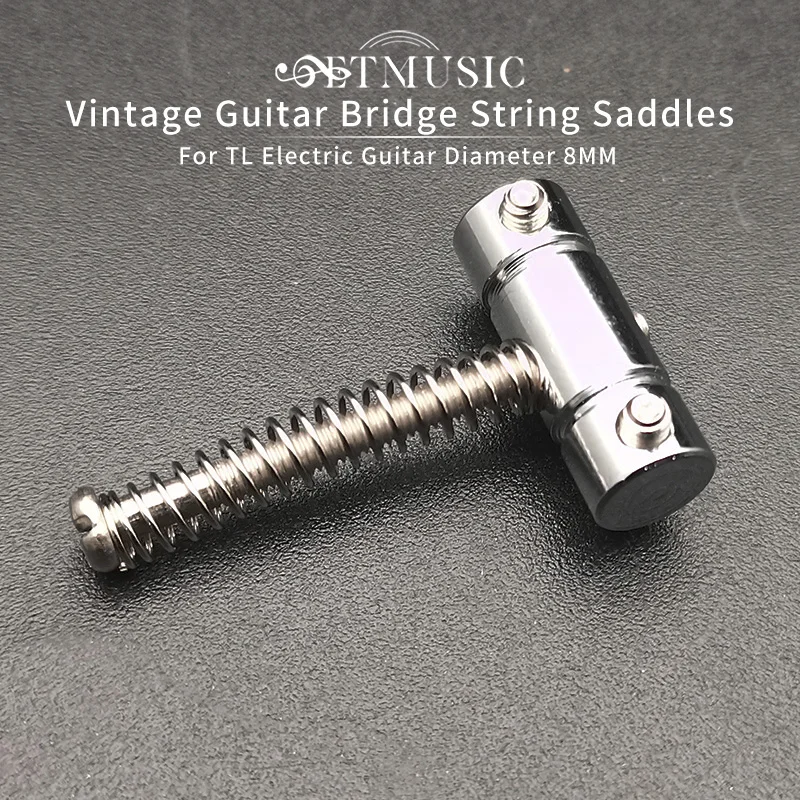 Vintage Electric Guitar Bridge String Saddles for TL Electric Guitar Replacement - Diameter 8MM