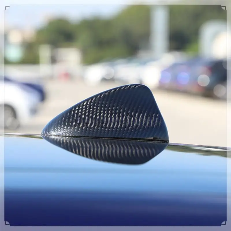 

For Maserati Grecale 2022 2023 Dry Carbon Fiber Car Shark Fin Antenna Cover Trim Decorative Exterior Spare Parts Accessories