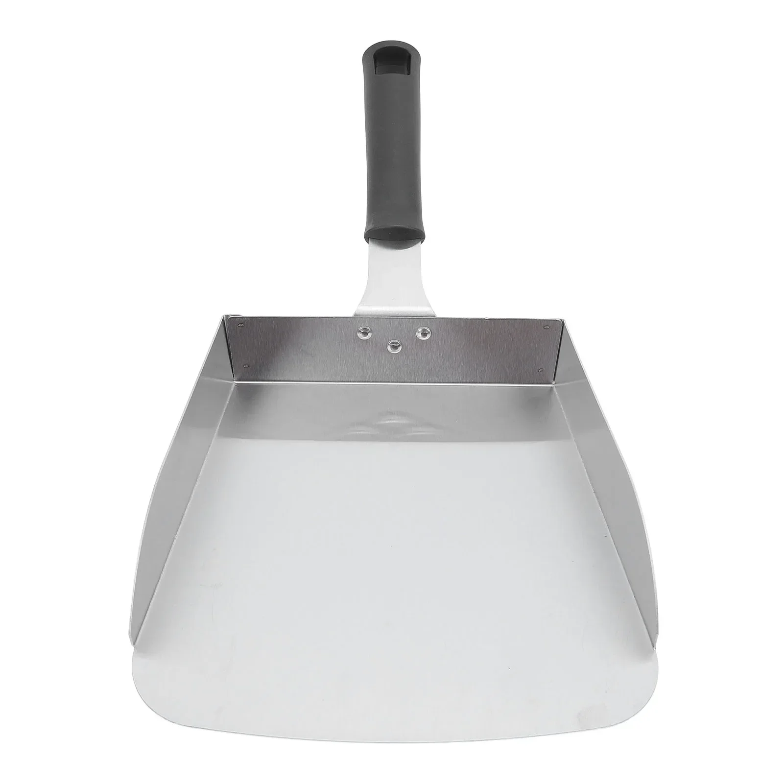 Large Griddle Scoop Stainless Steel Grilling Food Mover Food Shovel Burger Spatula for Stir Fry Cook Griddle Scoop Burger Shovel