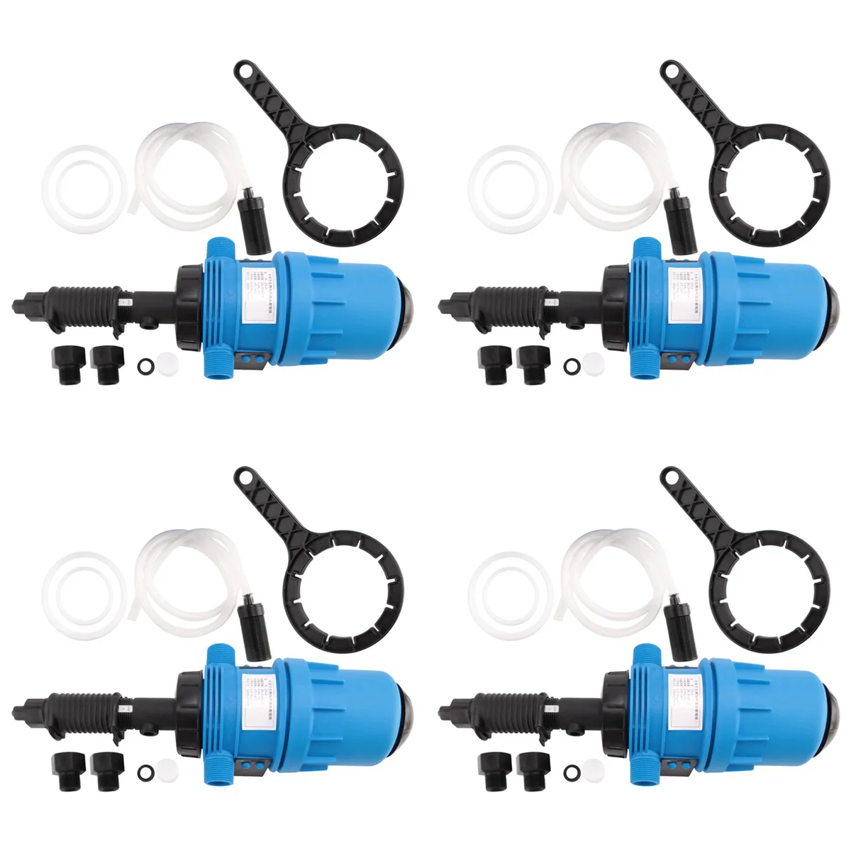 4X Pump Water Powered Dosing Pump Mix Chemical Injector Proportioning Dispenser Liquid Mixer Livestock