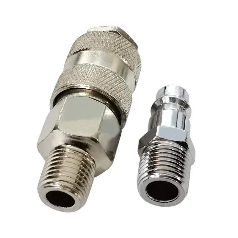 SM20 PM20 EU Type Quick Push In Connector Pneumatic Fitting High Pressure Work On Air Compressor European Standards