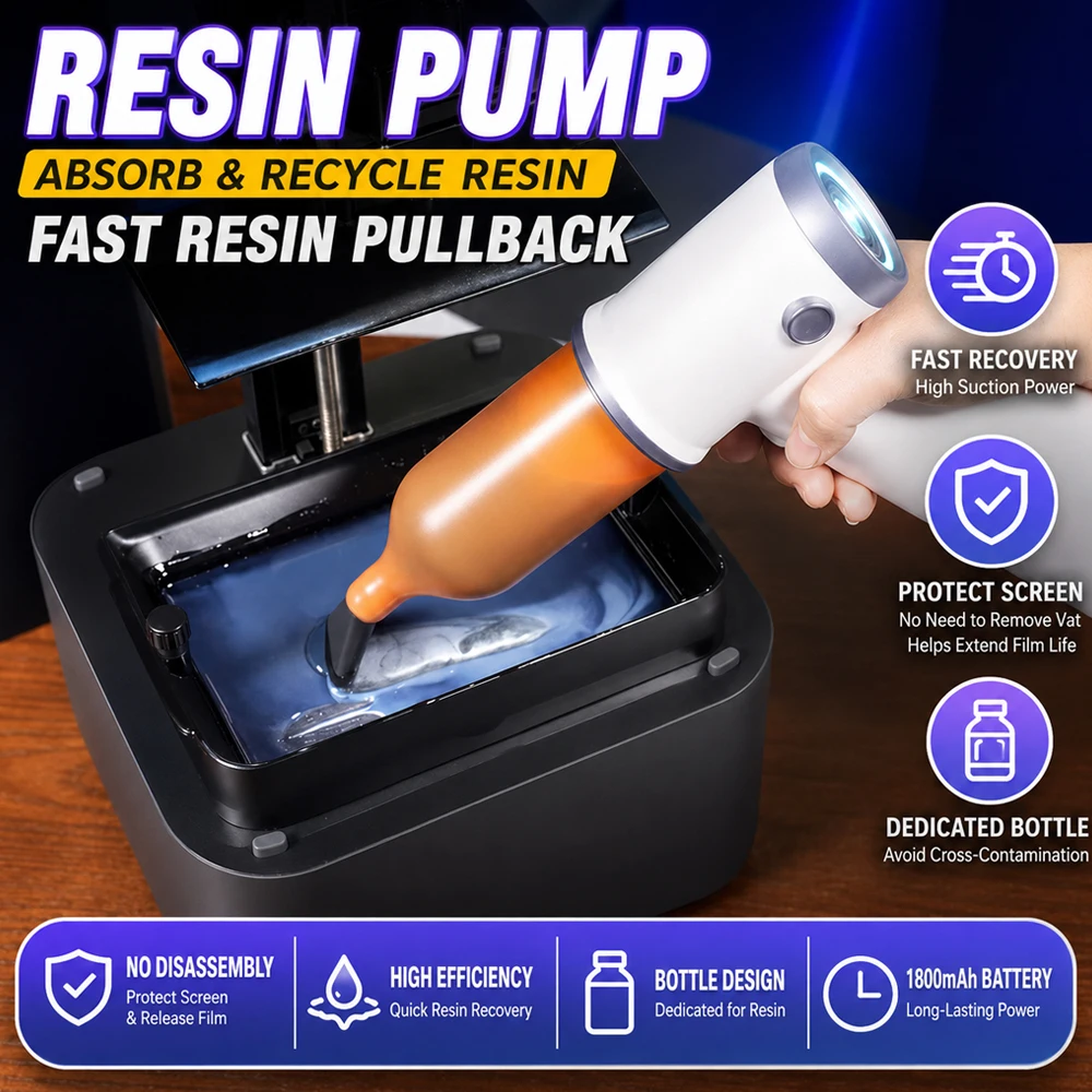 Pompe à résine pour recyclage, film de protection d'écran pour imprimante UV à séchage par aspiration