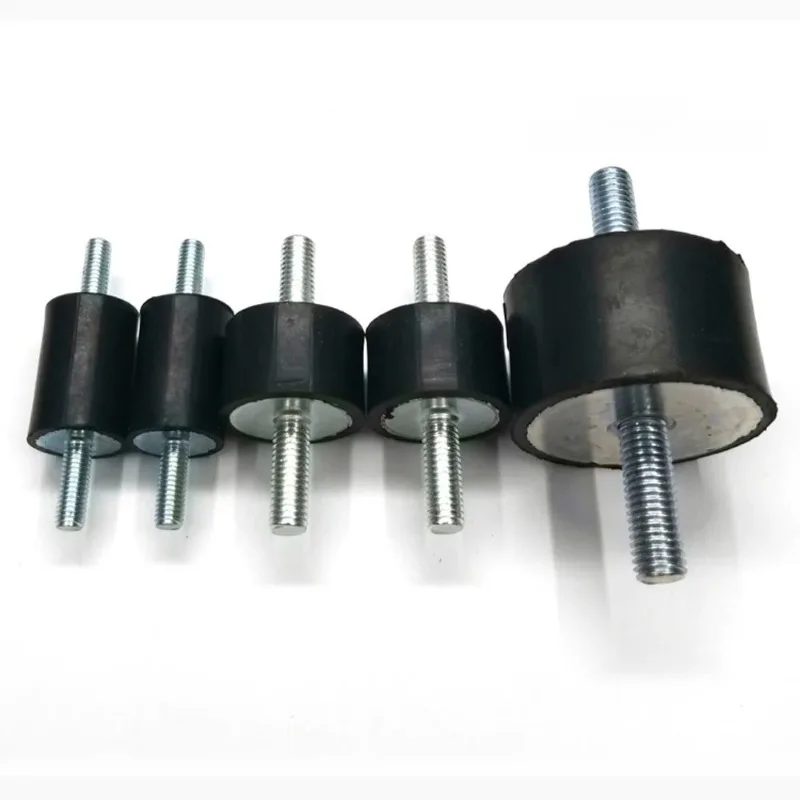 M3 M4 M5 M6 M8 Double Thread Shock Absorbers VV-Type Rubber Anti Vibration Mount Silent Block 1/2/4/6/8Pcs