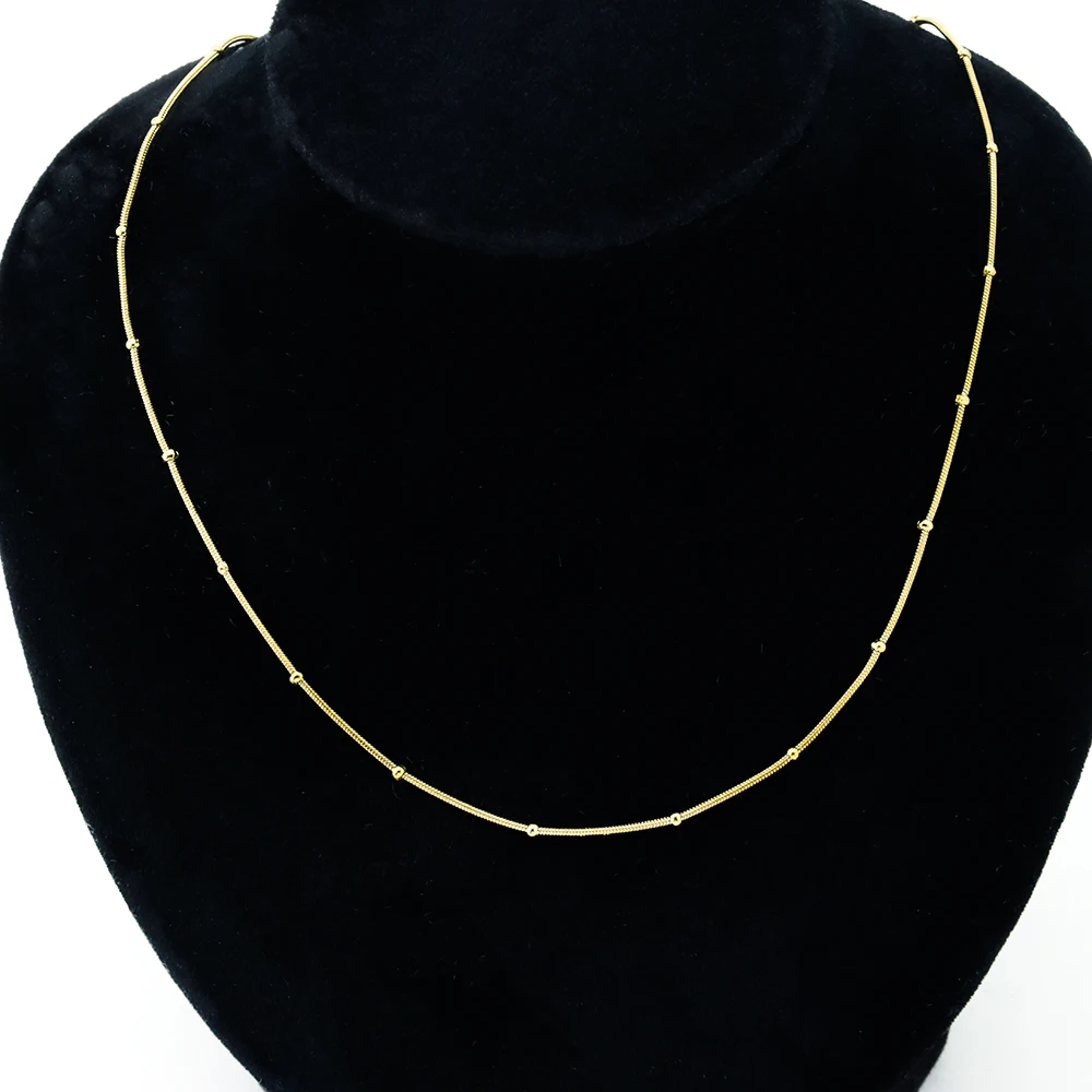 

6PCS Stainless Steel Necklace For Men Women Chain Simple Jewelry DIY Pendant Fashion Personality Lobster Clasp Necklace