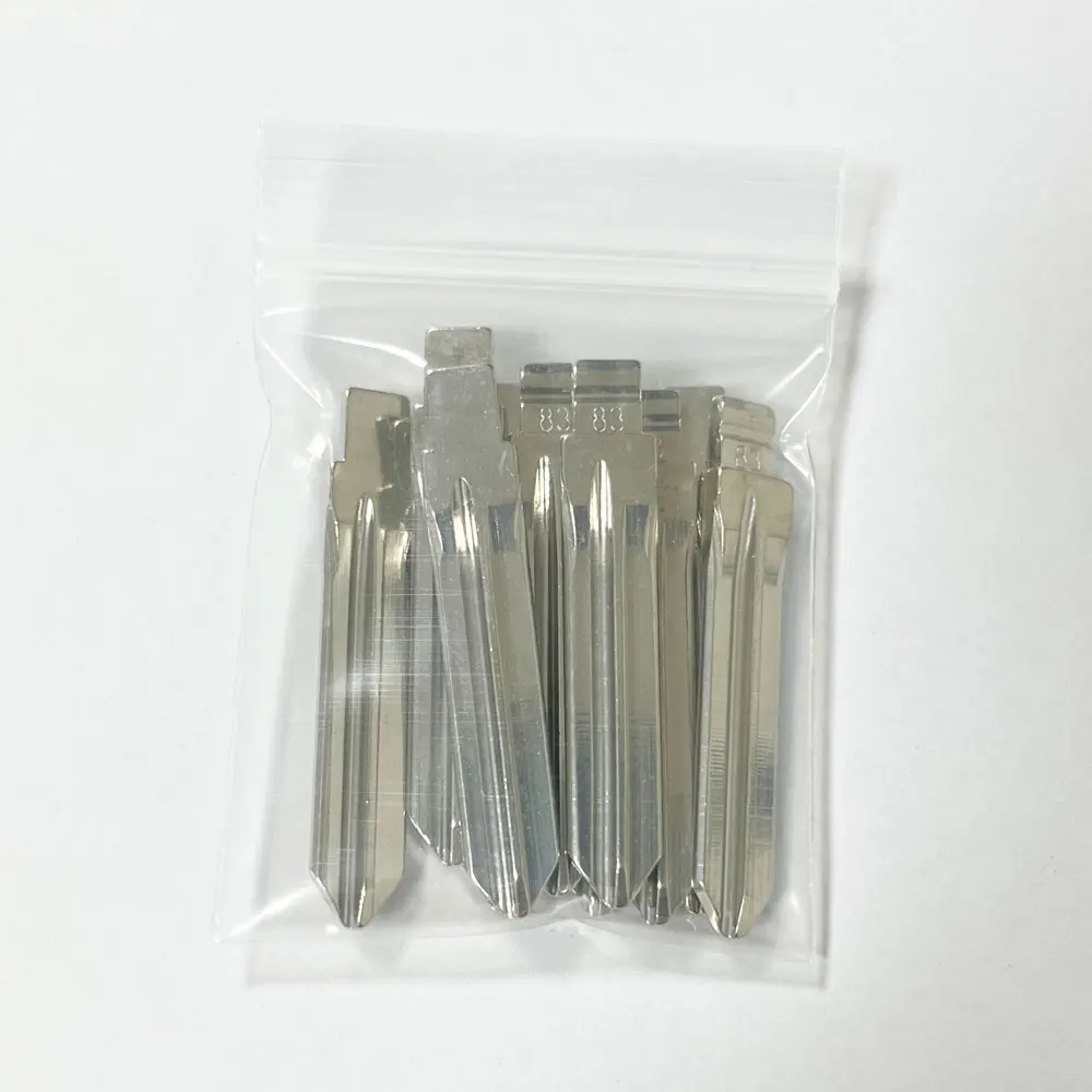 10pcs 83# SX9 Metal Uncut Blank Flip Remote Key Blade for Citroen Peugeot for Keydiy KD Xhorse VVDI JMD Remote Car Key Blanks