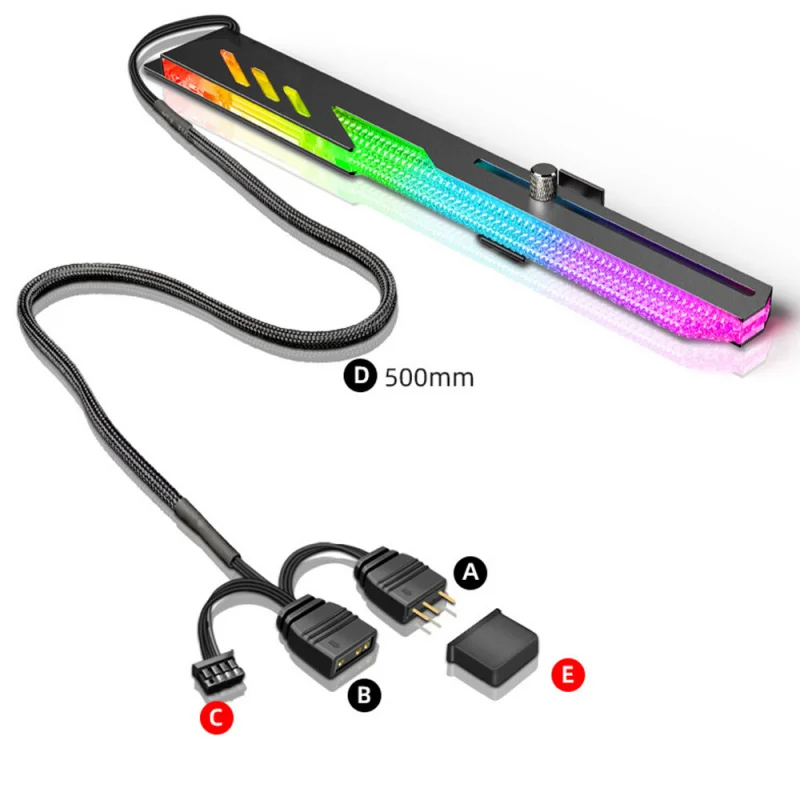 Z GPU Holder ARGB Brace Graphics Card GPU Support Video Card Holder Bracket Decor