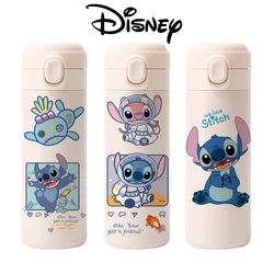 Disney Stitch Thermos Cup, Large Capacity, Small and Lightweight, Carrying Value, Water Cup, Stainless Steel Kettle, Female Gift