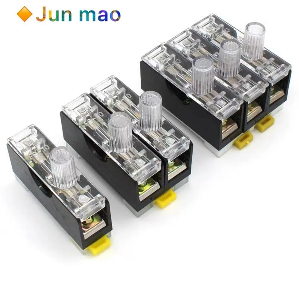 1set 6X30mm 220V Glass Fuse Holder FS-101 FS102 FS103 Din Rail Mount Single Pole 6*30 Fuse Casing 0.5A ~ 30A