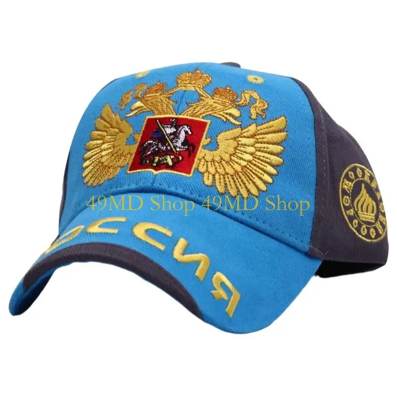49MD Classical Baseball Hat Soft Breathable Cotton Adjustable Back Strap Sunhat For Outdoor Sports Daily Wear