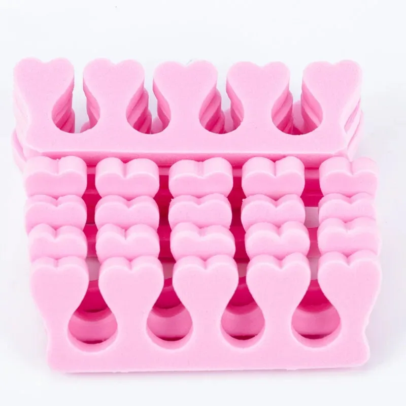 10 قطعة مسمار الفن تو فواصل أصابع القدم الإسفنج فواصل لينة UV جل البولندية أدوات التجميل مانيكير باديكير حزمة مسمار أطقم #5