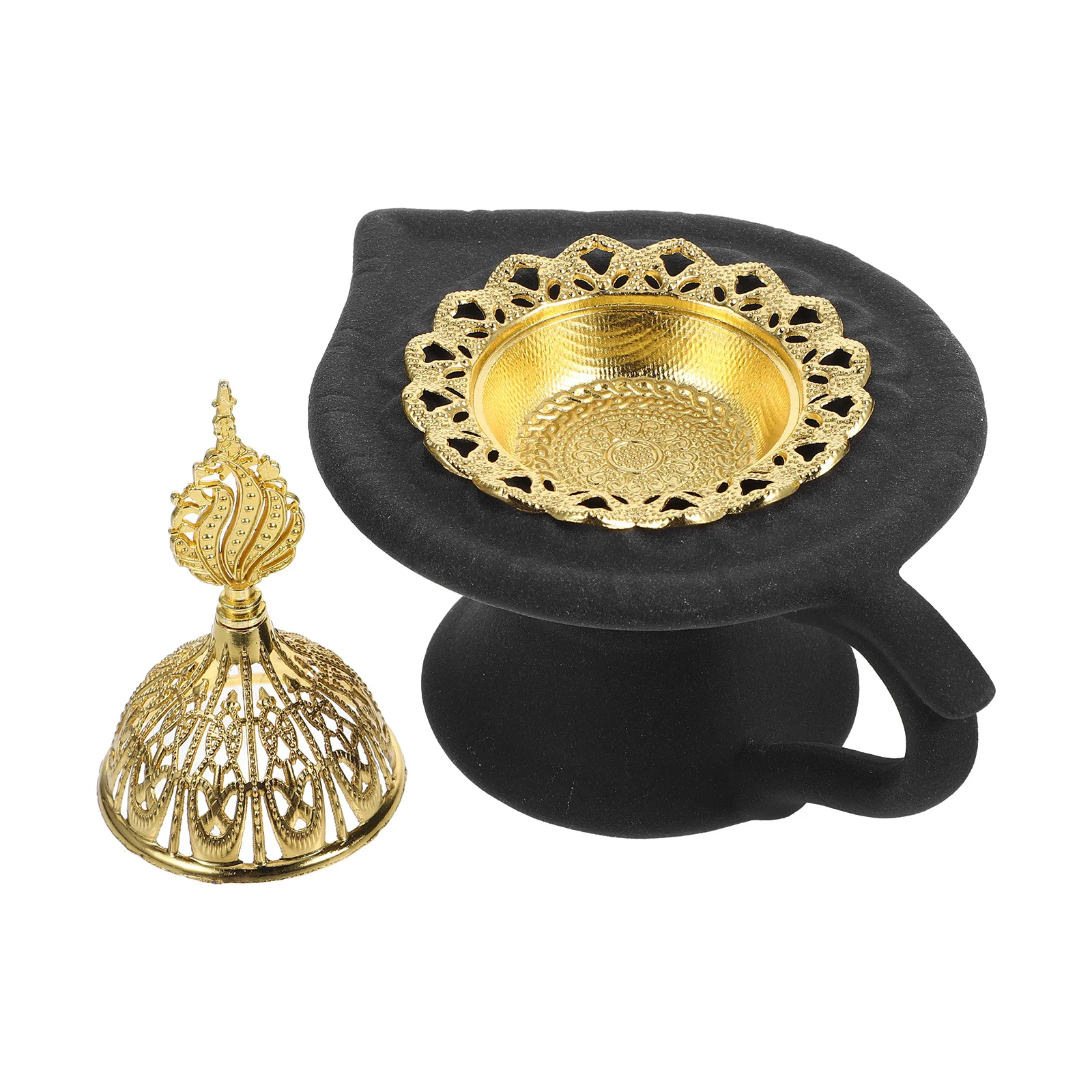 装飾的な香炉は、屋内での使用のためのヴィンテージ香炉を飾ります。スタイリッシュな香りディフューザー、卓上アロマストーブ、リラックスできる香りコーンです。