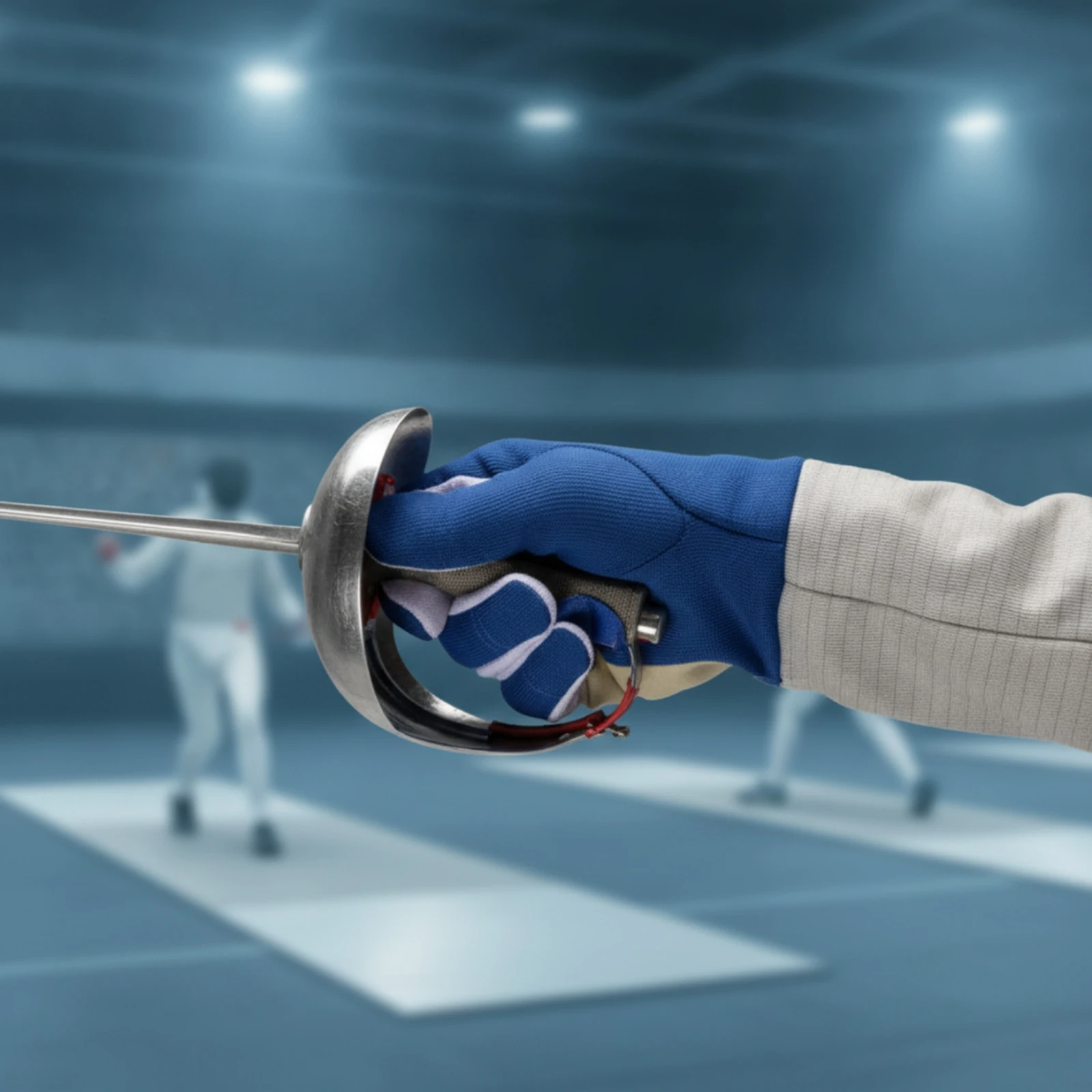 Fencing Fencing Sword Glove Long-Lasting Fencing Sword Glove with Cuff Competition-Grade Padded for Fencers view 3